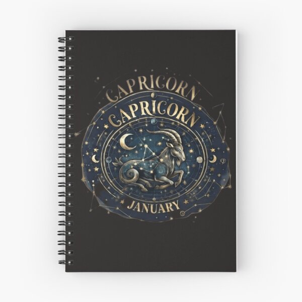 Item preview, Capricorn Zodiac January Constellation Vintage Astrological Design designed and sold by Glodtower.