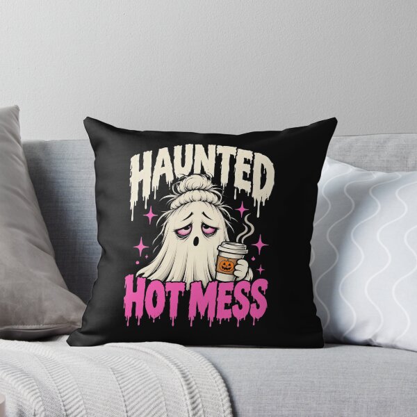 Item preview, Haunted Coffee Lover Messy Bun Specter designed and sold by markymaarty.