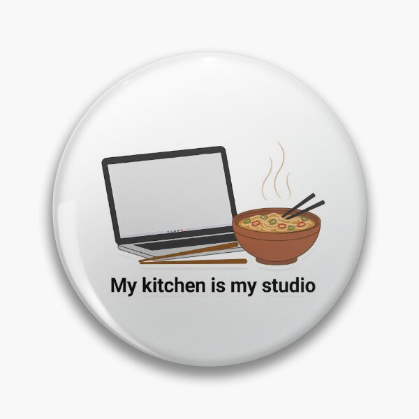 Artikelvorschau, Minimalistischer Schreibtisch eines Food-Bloggers mit Ramen entworfen und verkauft von NiftyWrx.