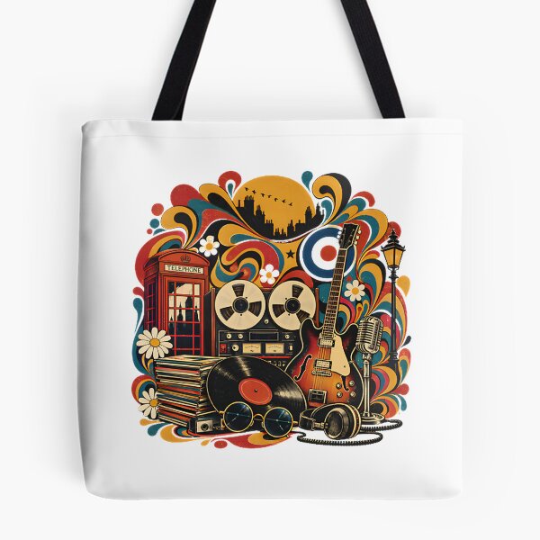 Item preview, Sixty Years of British Invasion Retro Rock Music Poster Design designed and sold by Hard50.