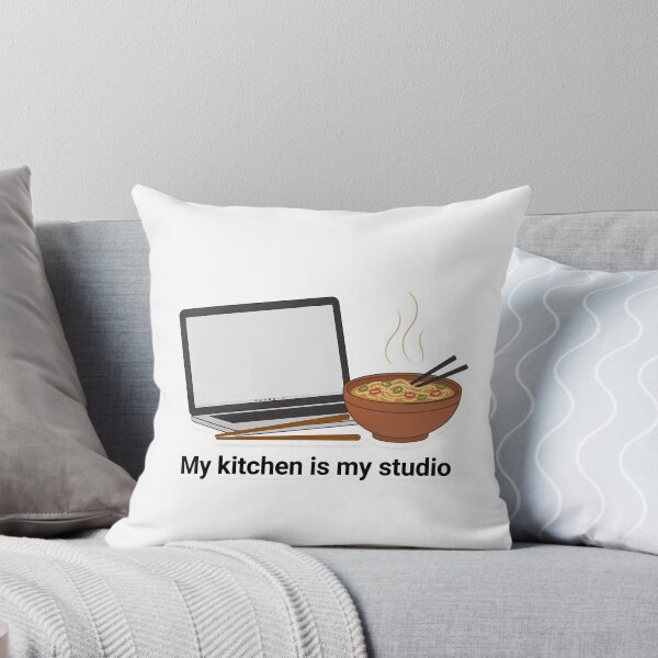 Item preview, Minimalist Food Blogger Desk with Ramen designed and sold by NiftyWrx.