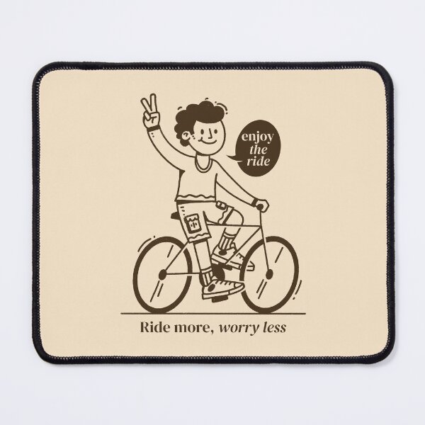 Item preview, Ride More Worry Less Cycling Bike designed and sold by adipra.