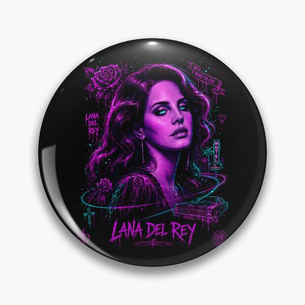 Item preview, Lana Del Rey Neon Rose Portrait designed and sold by JMS-Artvintage.