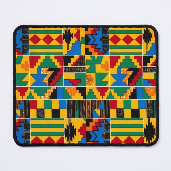 Item preview, Traditional Kente Cloth Pattern - Colorful African Geometric Print designed and sold by CACAO ROOTS CO.