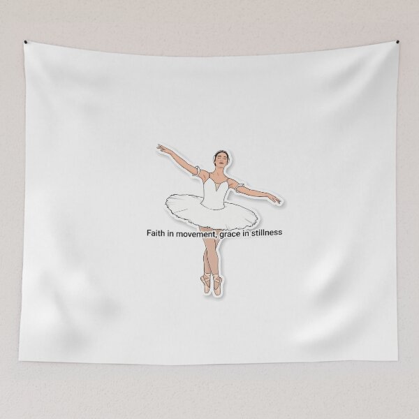 Item preview, Graceful Ballet Dancer in Minimalist Style designed and sold by NiftyWrx.