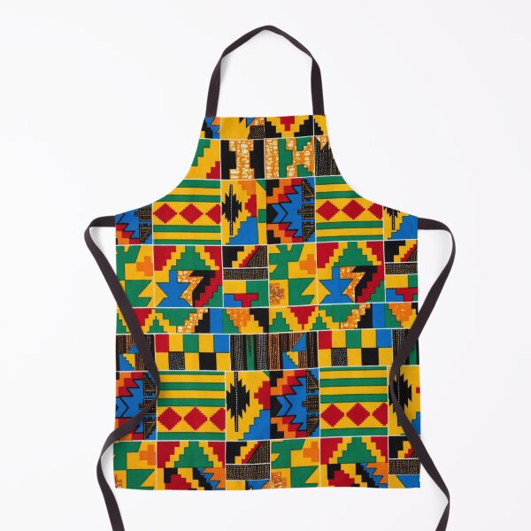 Item preview, Traditional Kente Cloth Pattern - Colorful African Geometric Print designed and sold by CACAO ROOTS CO.