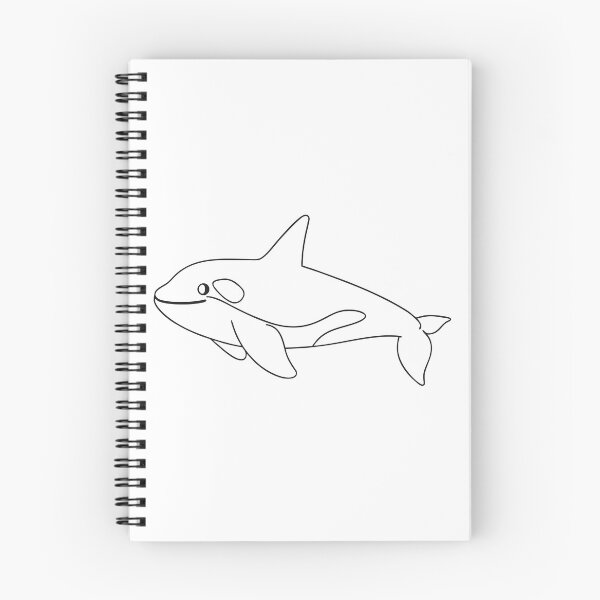 Item preview, Orca Friendly 1 Line Art Gift designed and sold by OneLine Studio.
