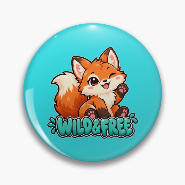Item preview, Wild and Free - Kawaii Fox designed and sold by Visual Dept..
