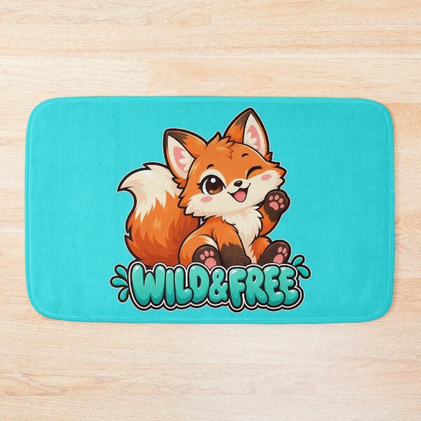 Item preview, Wild and Free - Kawaii Fox designed and sold by Visual Dept..