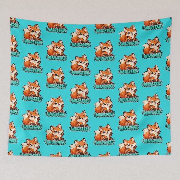 Item preview, Wild and Free - Kawaii Fox designed and sold by Visual Dept..