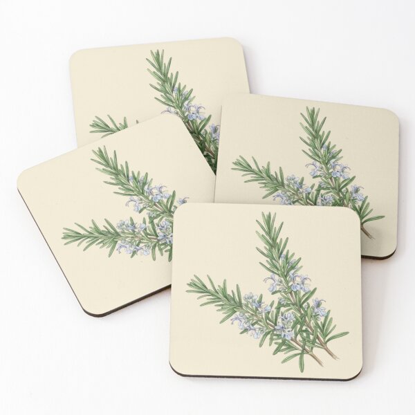 Item preview, Vintage Rosemary Botanical Herb Watercolor Illustration designed and sold by bvdesignart.