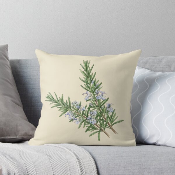 Item preview, Vintage Rosemary Botanical Herb Watercolor Illustration designed and sold by bvdesignart.