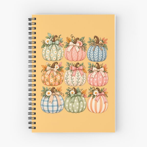 Item preview, Boho Pastel Pumpkin Floral Cottagecore Autumn designed and sold by Aesthetic-Avenue.