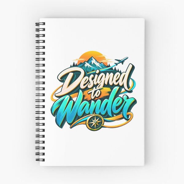Item preview, Designed to Wander Adventure Travel Wanderlust Design designed and sold by RDproject.