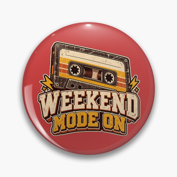Item preview, Weekend Mode On - Retro Cassette designed and sold by Visual Dept..
