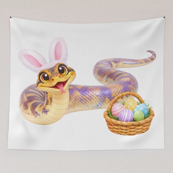 Item preview, Cesta de Pascua de pitón amatista designed and sold by Sillytoe.
