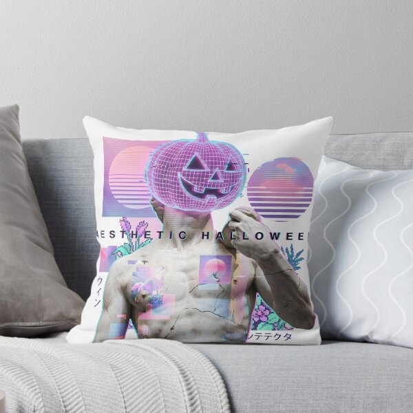 Item preview, Vaporwave, busto griego, estructura alámbrica, calabaza, estética synthwave designed and sold by WorldShop17.