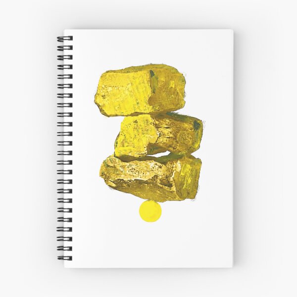 Item preview, Abstract Balanced Yellow Rocks and Sphere Art designed and sold by Yellow Zone.