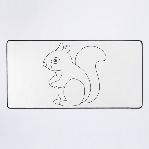 Item preview, Squirrel Friendly 1 Line Art Gift designed and sold by OneLine Studio.