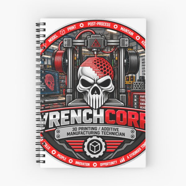 Item preview, WrenchCorps - 3D Printing / Additive Manufacturing Technician designed and sold by WrenchCorps.