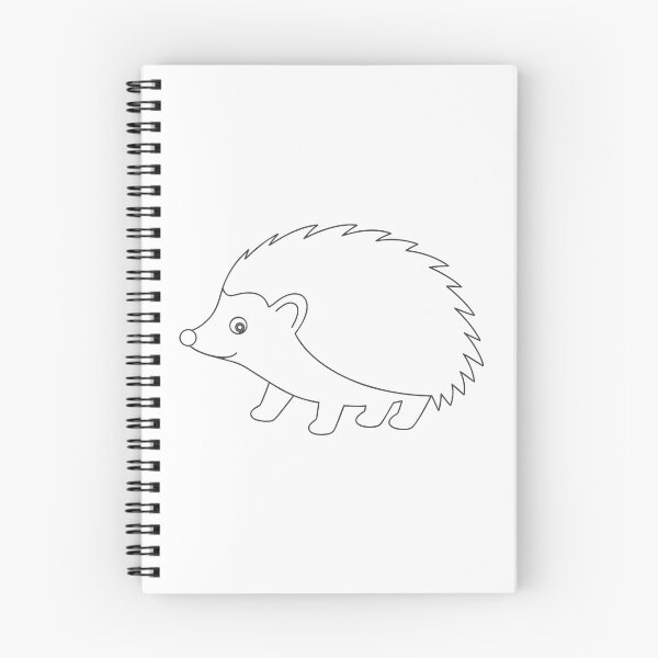 Item preview, Hedgehog Friendly 2 Line Art Gift designed and sold by OneLine Studio.