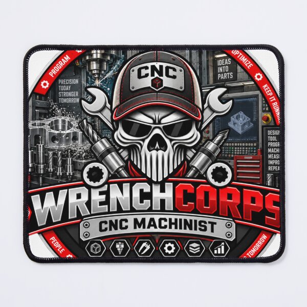 Item preview, WrenchCorps - CNC Machinist designed and sold by WrenchCorps.