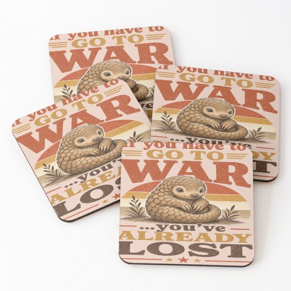 Item preview, If You Have to go to War, You've Already Lost designed and sold by Shy Fractal Designs.