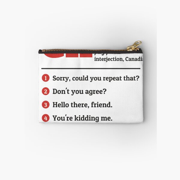 Item preview, Eh - Funny Canadian Dictionary Definition designed and sold by TrueNorthHenry.