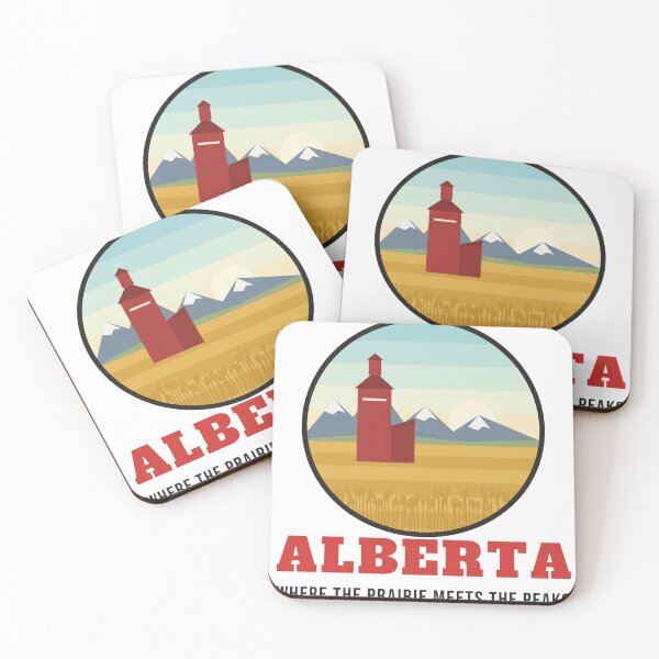 Aperçu de l'œuvre Alberta - Là où la prairie rencontre les sommets créée et vendue par TrueNorthHenry.