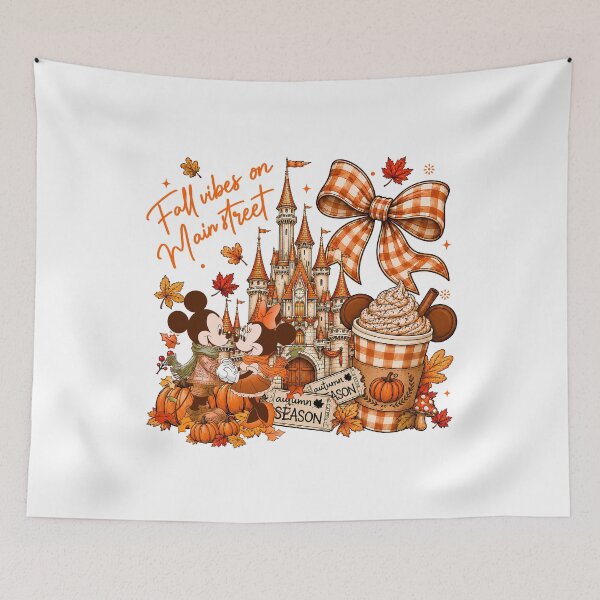 Item preview, Fall Vibes Castle Autumn Graphic designed and sold by Shoaibstudio.