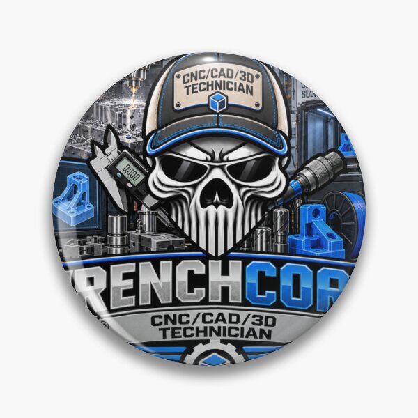 Item preview, WrenchCorps - CNC / CAD / 3D Technician designed and sold by WrenchCorps.