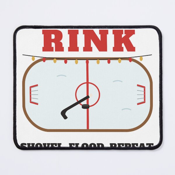 Item preview, Backyard Rink - Shovel. Flood. Repeat. designed and sold by TrueNorthHenry.
