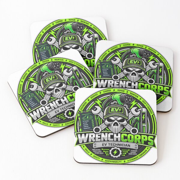 Aperçu de l'œuvre WrenchCorps - Technicien de véhicules électriques créée et vendue par WrenchCorps.