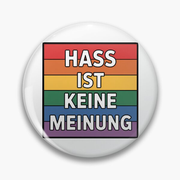Item preview, Hass ist keine Meinung - Linke Antifa Sticker designed and sold by LoFizzy.