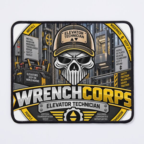 Item preview, WrenchCorps - Elevator Technician designed and sold by WrenchCorps.