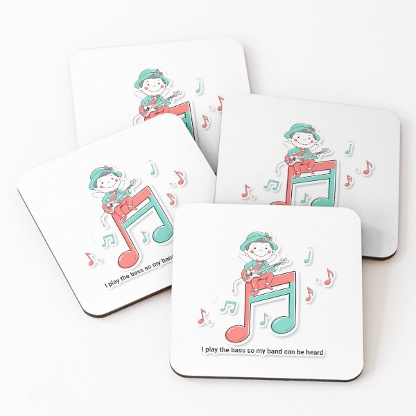 Item preview, Bass Player with Dancing Fish designed and sold by NiftyWrx.