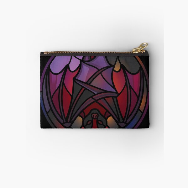 Item preview, Stained Glass Vampire Bat Purple Crimson Elegant Gothic designed and sold by WorldShop17.
