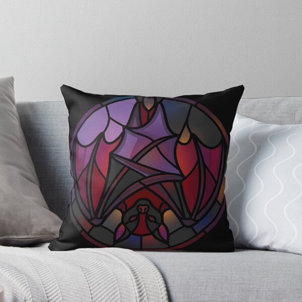 Item preview, Stained Glass Vampire Bat Purple Crimson Elegant Gothic designed and sold by WorldShop17.