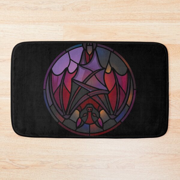 Item preview, Stained Glass Vampire Bat Purple Crimson Elegant Gothic designed and sold by WorldShop17.