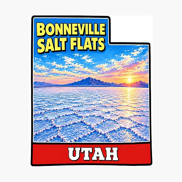 Item preview, Bonneville Salt Flats - Utah designed and sold by erkinmaddison.