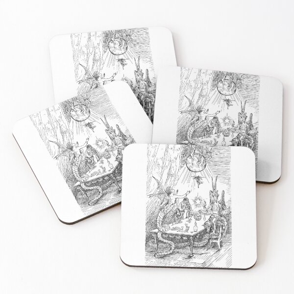Item preview, Vintage Belle and the Dragon Gothic Woodcut Illustration designed and sold by Antique Science Press.
