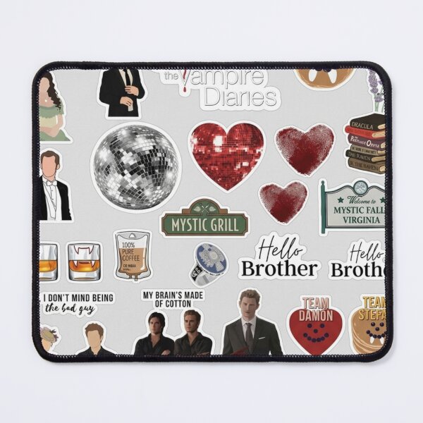 Artikelvorschau, Vampire Diaries Sticker-Pack – TVD Mystic Falls Vampire Fandom Sticker entworfen und verkauft von Fandom Universe.
