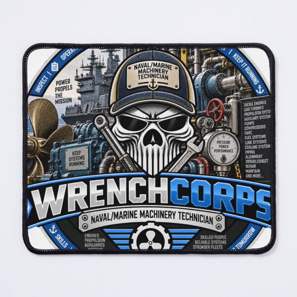 Item preview, WrenchCorps - Naval / Marine Machinery Technician (Military) designed and sold by WrenchCorps.