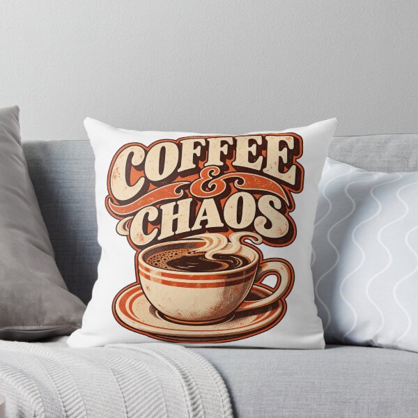 Item preview, Coffee and Chaos - Vintage Retro Coffee designed and sold by Visual Dept..