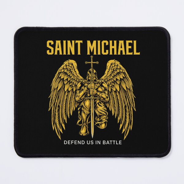 Item preview, Saint Michael Archangel Defend Us In Battle Christian designed and sold by woodwardluis.