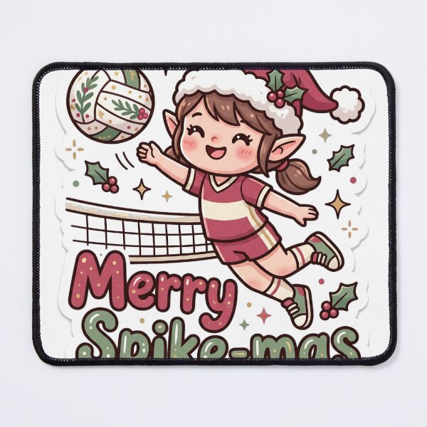 Item preview, Volleyball Christmas Merry Spike-mas Gift designed and sold by Soft Merch.
