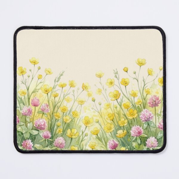 Item preview, Vintage Wildflowers and Clover Meadow Botanical Art designed and sold by bvdesignart.