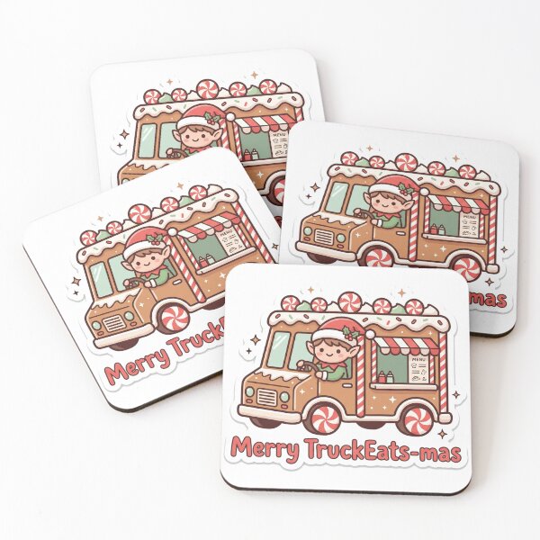 Item preview, Food Truck Christmas Merry TruckEats-mas Gift designed and sold by Soft Merch.