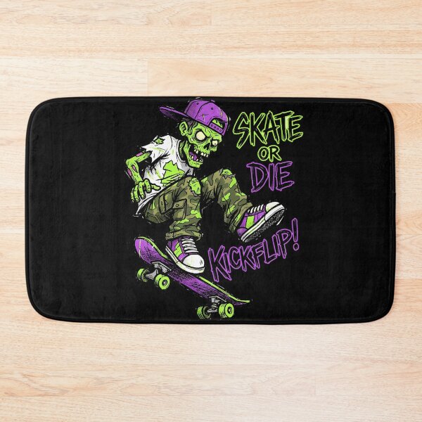 Item preview, Skate Culture Zombie Kickflip Skateboard Retro Grunge designed and sold by WorldShop17.