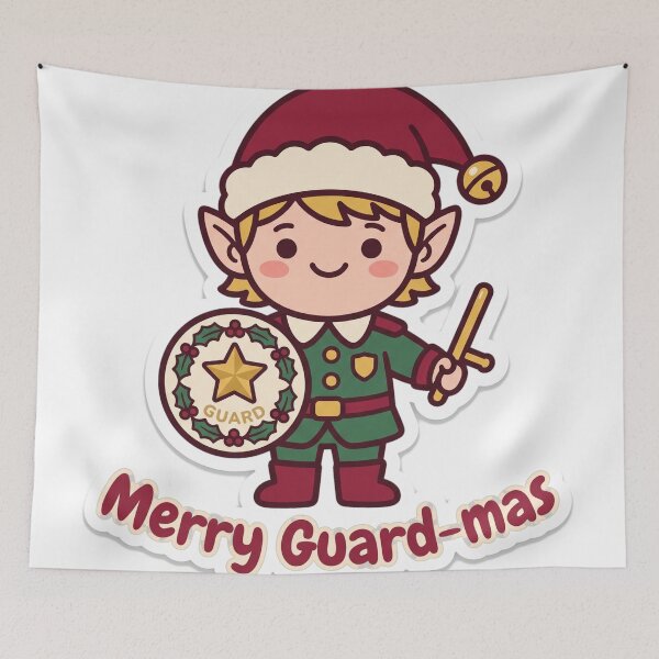 Item preview, Security Guard Christmas Merry Guard-mas Gift designed and sold by Soft Merch.